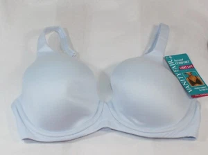 NWT VANITY FAIR BEYOND COMFORT light lift BRA 75204 HINTING BLUE 38B - Picture 1 of 5