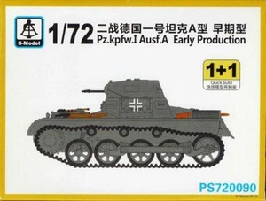 S-Model PS720090 1/72 Pz.Kpfw.I Ausf.A Early Production (2 kits) - Picture 1 of 1