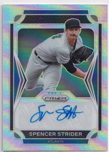 2021 Panini Prizm Draft - Spencer Strider #AU-SS Auto Silver Prizm (RC) - Picture 1 of 2