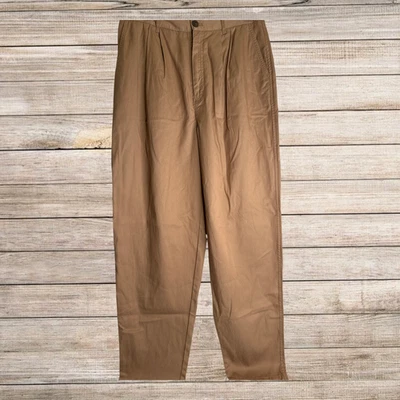 A.N.A. Pantalones de pierna cónica de tiro más alto Maple Taffy talla 8 fáciles de atravesar la cadera/muslo Foto 1 de 4