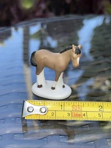 DEPT 56 Heritage Village Bauernhof Tiere Zubehör 56588 Ersatz Pferd Figur - Bild 1 von 10