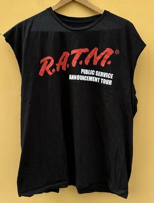 Camiseta Rage Against The Machine Public Service Announcement 2022 Tour Talla XXL Foto 1 de 2