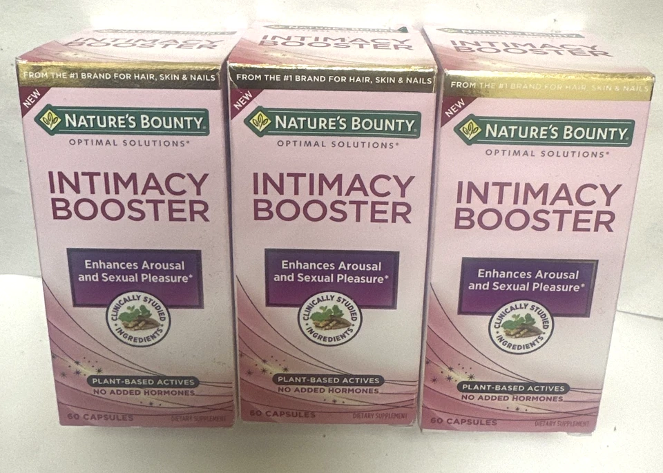 Nature's Bounty Intimacy Booster,3 包(每粒 60 粒)有效期:02/26 — 第 1/1 张图片