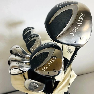 Damen Callaway Solaire Schläger Set 1W 5W 6H 7H 8i Pw Sw PT 8-teilig RH... - Bild 1 von 4