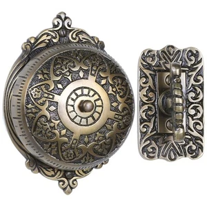 Decorative Mechanical Doorbell - Old Fashioned Twist Door Bell with Manual Ha... - Picture 1 of 8
