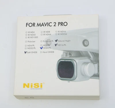 NiSi forDJI Mavic 2 Pro Drone 4 Filter Kit-GND8 ,ND64/PL, Natural Light, ND16/PL - Image 1 of 4
