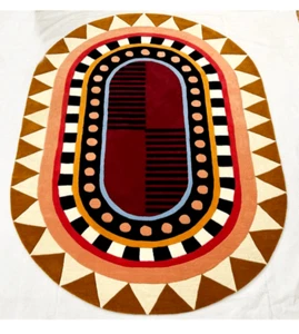 Modern Multicolor Hand Tufted 100% Nz Wool Area Rugs For Home Decor Living Room - Picture 1 of 8