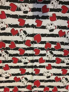 VINTAGE 101 DALMATIONS KNIT FABRIC  - Picture 1 of 1