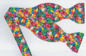 Jelly Bean Bow tie, Colorful Candy, Fun Sweet Treats, Nice Gift Self-tie Bow tie - Picture 1 of 5