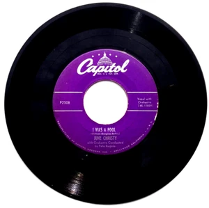 June Christy - My Heart Belongs to Only You / I Was a Fool - 45rpm Capitol F2308 - Imagen 1 de 4