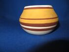Vintage Native American Ute Mountain Tribal Pottery Bowl Hand Crafted Ringed
