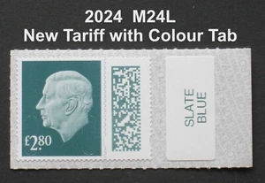 M24L 2024 nueva tarifa £2,80 - pestaña de color única - Imagen 1 de 2
