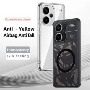 For Xiaomi Redmi Note 13 Pro+ Case Anti-Yellow Transparent Bayer Crystal Cover - Picture 1 of 15