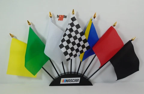NASCAR Deck Top 7 Piece Flags Set NEW Cover
