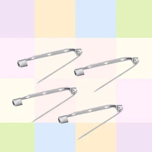 50 Stück Sicherheitsnadel Damen Verschlussrücken für Pins Basteln Brosche Verschluss - Bild 1 von 12