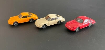 WIKING Porsche 911 - Lote de 3 - ESCALA HO 1:87 - Hecho en ALEMANIA - Como nuevo Foto 1 de 4