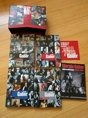 DVD Region 2 Giorgio Gaber VideoCollection 1959-2001 Box Set NEW srink wrap - Image 1 of 4