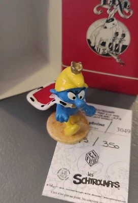 Figurine Le schtroumpfissime A bas le tyran Schtroumpf Pixi 3049 - Bild 1 von 2