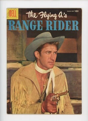 THE FLY A's Range Rider # 13 (Dell) Jesse Marsh arte - foto de jock mahoney cvr Foto 1 de 2