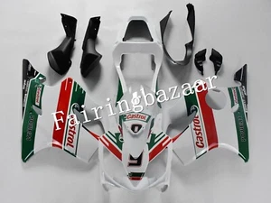 Kit de carenado por inyección ABS Castrol 2001-2003 CBR600 F4i blanco verde rojo rojo verde - Imagen 1 de 6