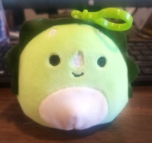 KELLYTOYS SQUISHMALLOW 3.5" TRISTAN THE TRICERATOPS PLUSH CLIP ON NEW W/ TAGS - Picture 1 of 7