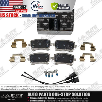 Genuine Bentley Rear Brake Pad kit fits Bentley Continental GT GTC Flying Spur - Image 1 of 4