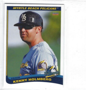 2012 Myrtle Beach Pelicans (Single-A Texas Rangers) Kenny Holmberg
