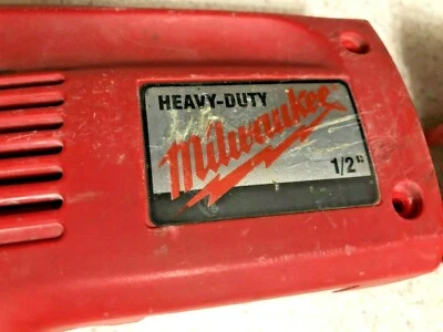 MILWAUKEE  1/2" HAMMER DRILL CAT NO. 5378-02 SIDE CASES, END CAP AND SCREWS. - Image 1 of 4