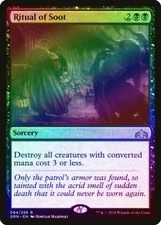 Ritual of Soot FOIL Guilds of Ravnica NM Black Rare MAGIC MTG CARD ABUGames