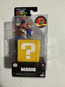 The Super Mario Bros Movie - Mario Mini Figure with Question block accessory - Picture 1 of 5
