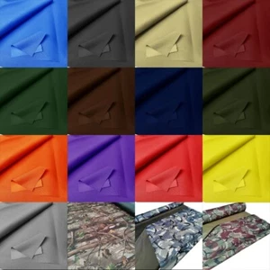 Waterproof Fabric Marine Canvas Rain Resistant Coated Canvas 600D Sold by Meter - Picture 1 of 37