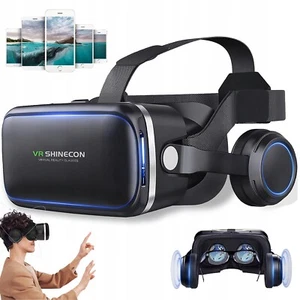 VR Brille with Headset 3D VR Glasses Virtual Reality Brille PC Gaming Geschenk - Bild 1 von 9