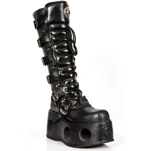 NEWROCK NR M.272 S2 Black - New Rock Spring Boots - Unisex - Picture 1 of 8