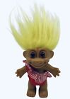 1980?S/90?S Russ Berrie Troll Doll Red Bathing Suit Yellow Hair ?Beach Babe"
