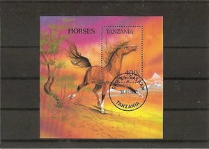 Tanzania 1994 Horses Block Obliterated YT 220 - Picture 1 of 1