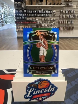 2021-22 Panini Select #16 Bill Russell Select Company Blue Prizms - Image 1 of 2
