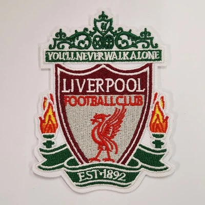 Liverpool iron on or sew on Patch Badge Soccer Football team logo FC The Reds - image 1 of 2
