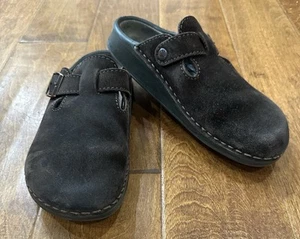 Zuecos Birkenstock marrón gamuza talla 41/L10/M8 unisex - Imagen 1 de 10