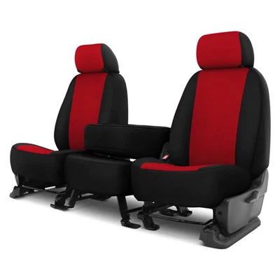 For Dodge Dakota 01-04 Neosupreme 1st Row Red w Black Custom Seat Cover Foto 1 de 2