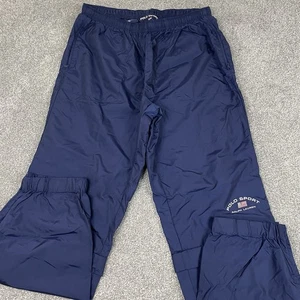 Polo Sport Ralph Lauren Windbreaker Trainingshose Herren L Zip Ankle Vintage 90s - Bild 1 von 12