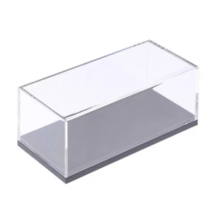 Transparent Acrylic Rectangular Hard Cover Case Display Box For Car Model Figure - Picture 1 of 7