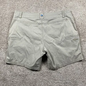 Kuhl Shorts Mens 38 Khaki Outdoor Hiking Casual Utility Pockets Embroidered - Picture 1 of 10
