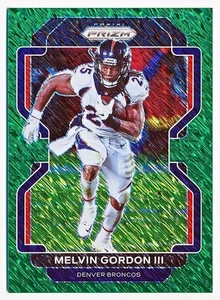 2021 Prizm Melvin Gordon Prizms Green Shimmer #202 (5/5) - Picture 1 of 2