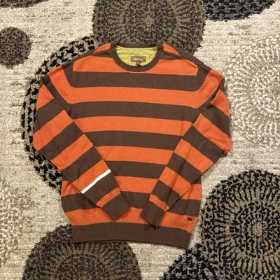 Suéter Pullover Retro Freddy Krueger XL De Colección Paul Frank Angora Rayas Cuello Redondo Foto 1 de 4