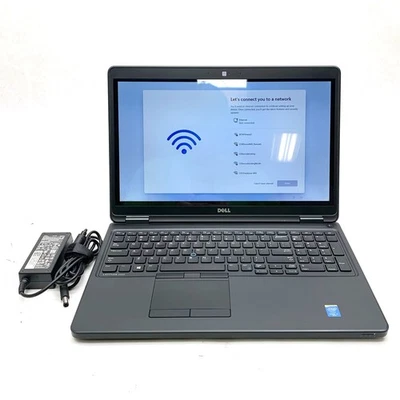 Dell Latitude E5550 15.6" Touch HD Intel i5-5600U 2.60 GHz 8GB 500GB SSD Win 11 - Image 1 of 4