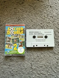 Commodore 64 game Soccer double 2   - Tested vgc  - Picture 1 of 4