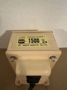 NISSYO Down Transformer Converter 120V auf 100V 1500W NDF-1500U 1500W gebraucht - Bild 1 von 10