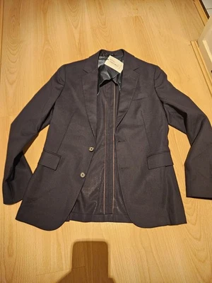 BNWT Paul Smith Made In Italy Mens Navy Jacket Blazer TAILORED IT48 38R 48R - Image 1 of 4