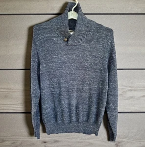 Weatherproof Vintage Mens Blue Gray MED Cotton Pullover Sweater NEW - Picture 1 of 12