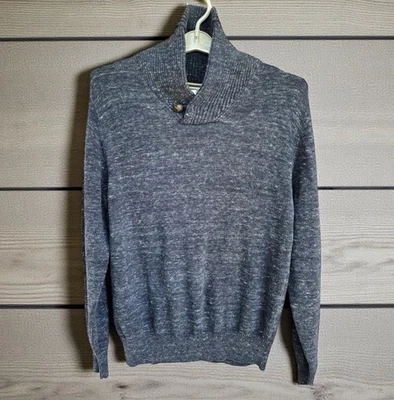 Weatherproof Vintage Mens Blue Gray MED Cotton Pullover Sweater NEW - Image 1 of 4